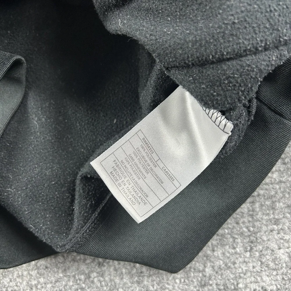 Jordan Track Jacket Mens Medium Black‎ Full Zip Fleece Lined Basketball Athletic